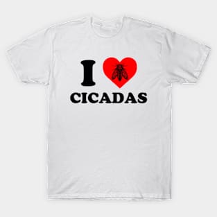 I Heart Cicada | I love Cicada T-Shirt